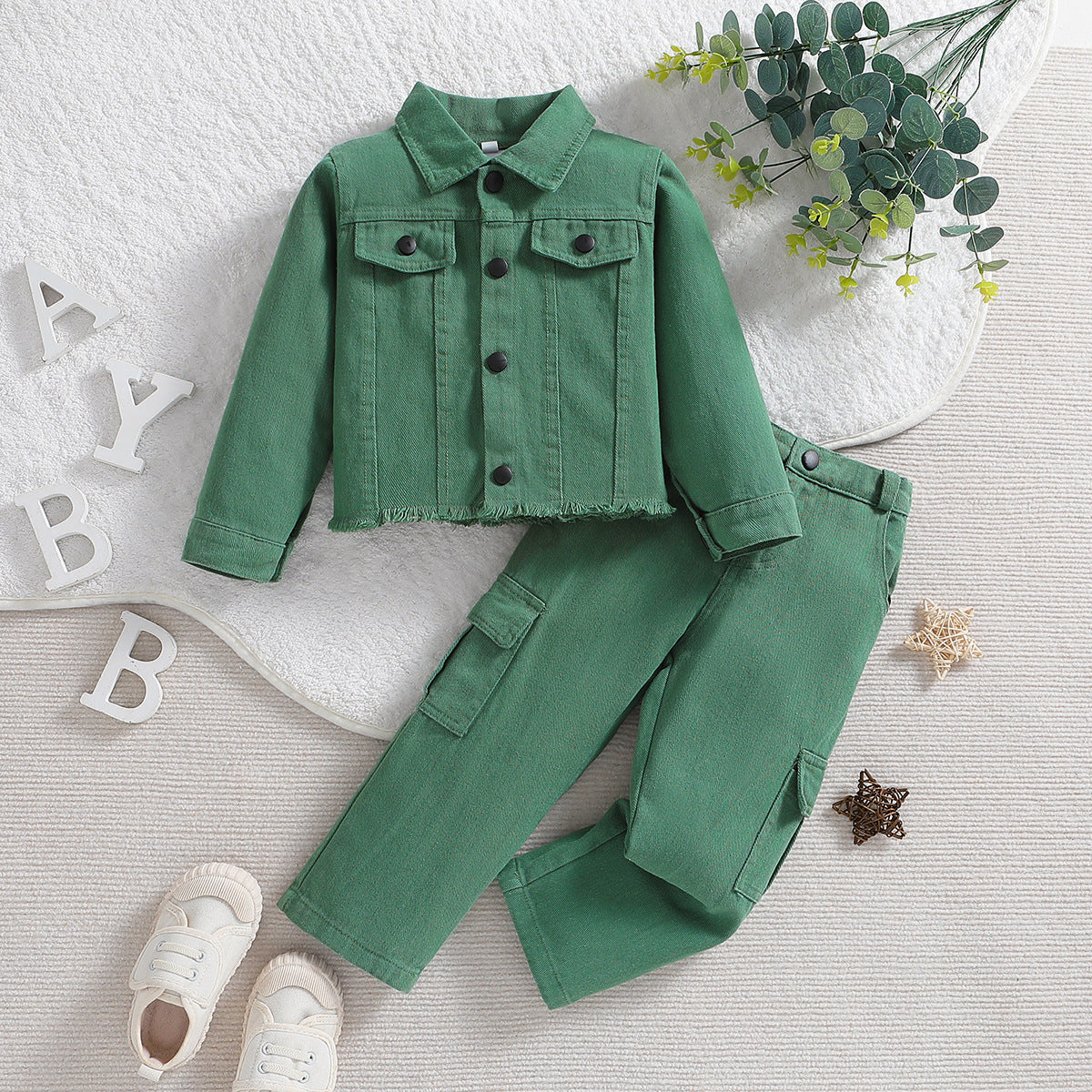 Set din doua piese Plasi Verde