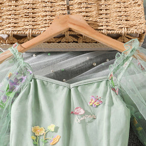 Rochie cu detalii Leona Verde