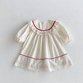 Rochie cu detalii Jaqlin Crem