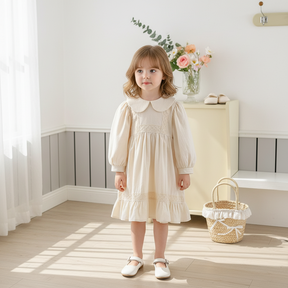 Rochie cu detalii Mia Crem