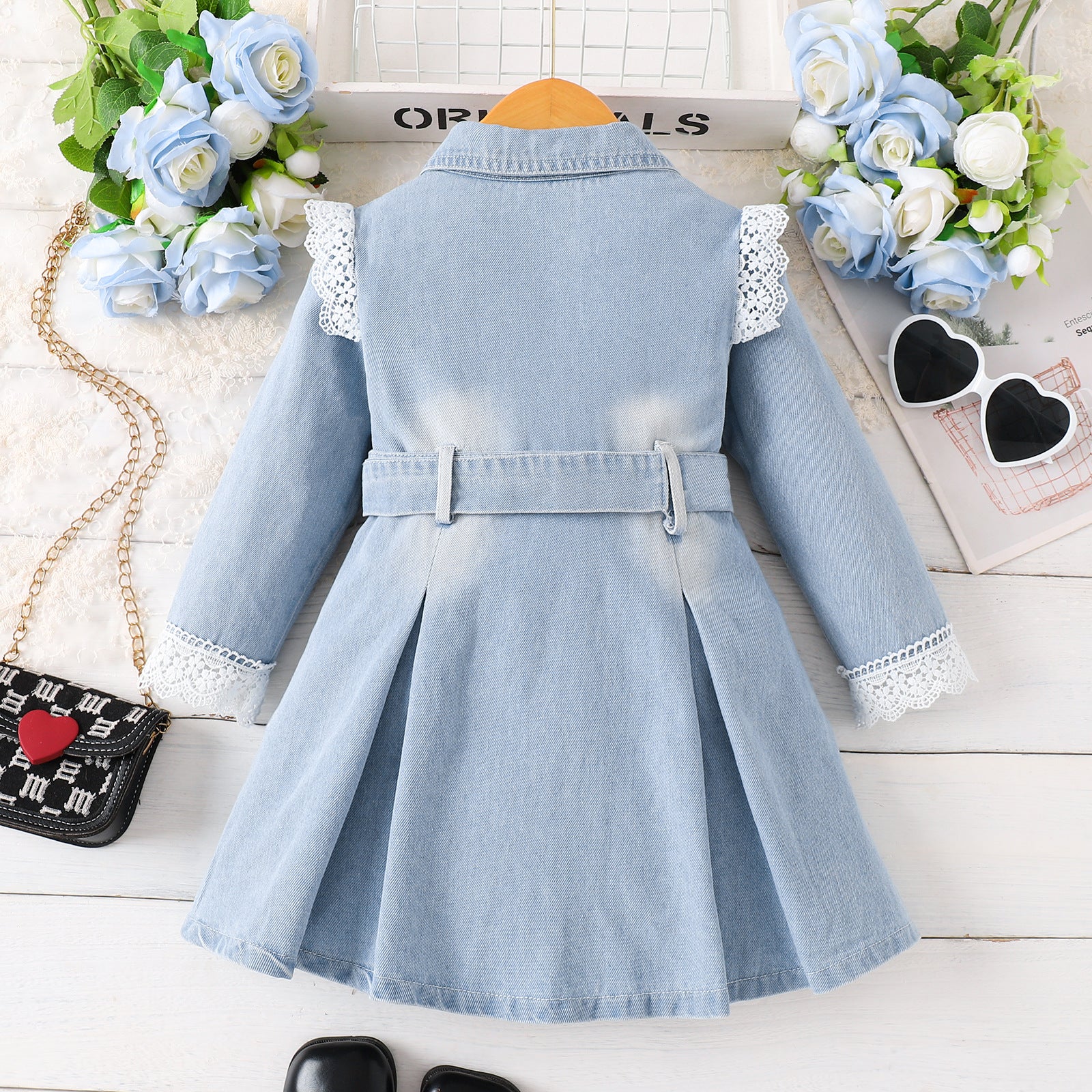 Rochie cu detalii Kael Albastru