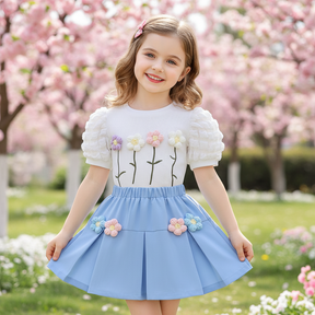Set din doua piese Cleo Albastru