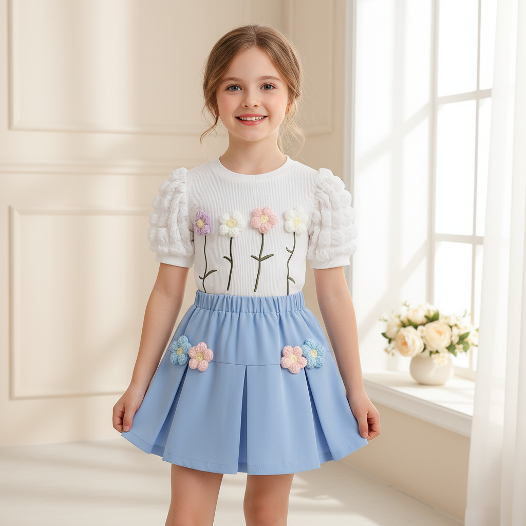 Set din doua piese Cleo Albastru