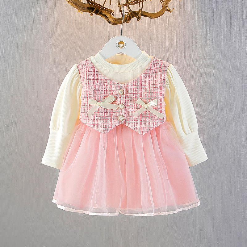 Rochie cu detalii Saria Roz