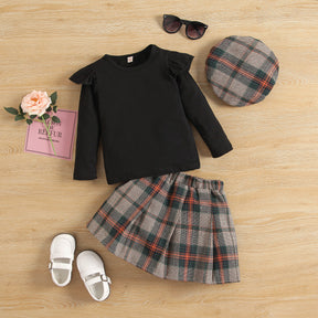 Set din trei piese Remra Negru