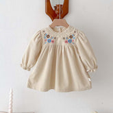 Rochie  cu detalii Everdy Crem