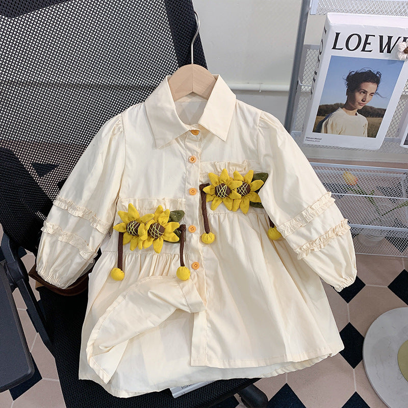 Rochie cu detalii Adah Crem