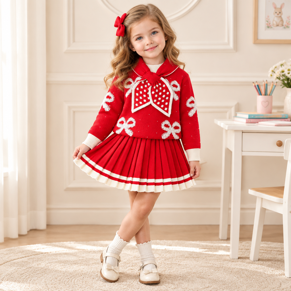 Set din doua piese Elasia Rosu