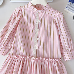 Rochie cu detalii Jasman Roz