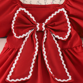 Rochie cu detalii Manaer Rosu