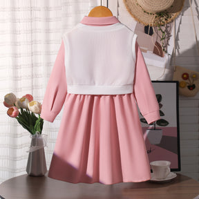 Rochie cu vesta Tonay Roz