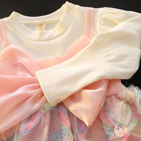 Rochie  cu detalii Ardina Roz