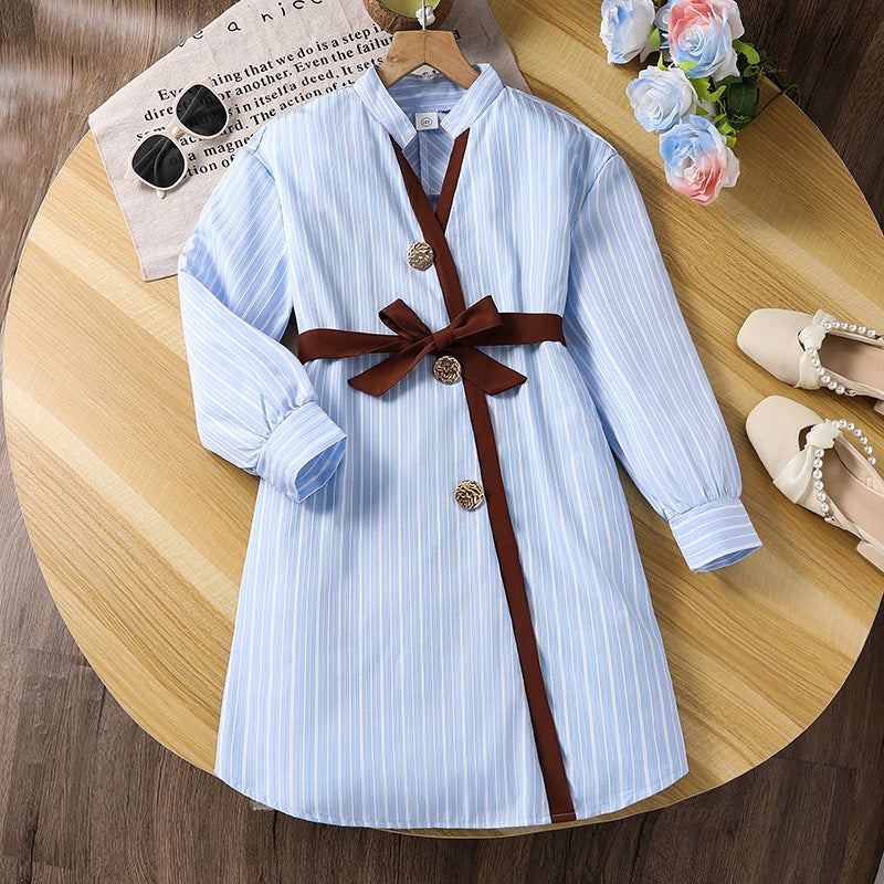 Rochie tip camasa Federina Albastru