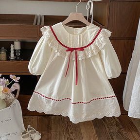 Rochie cu detalii Jaqlin Crem