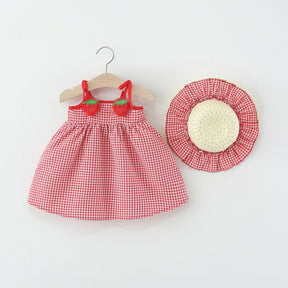 Rochie cu palarie Alanery Rosu