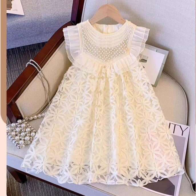 Rochie cu detalii Reliny Crem