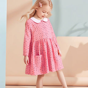 Rochie cu detalii Anesta Roz