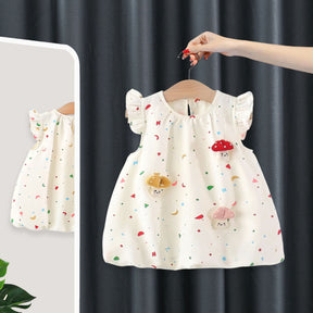 Rochie cu detalii Saleny Crem