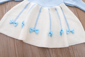 Rochie cu detalii Renasy Albastru