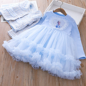 Rochie cu sacou Elina Albastru
