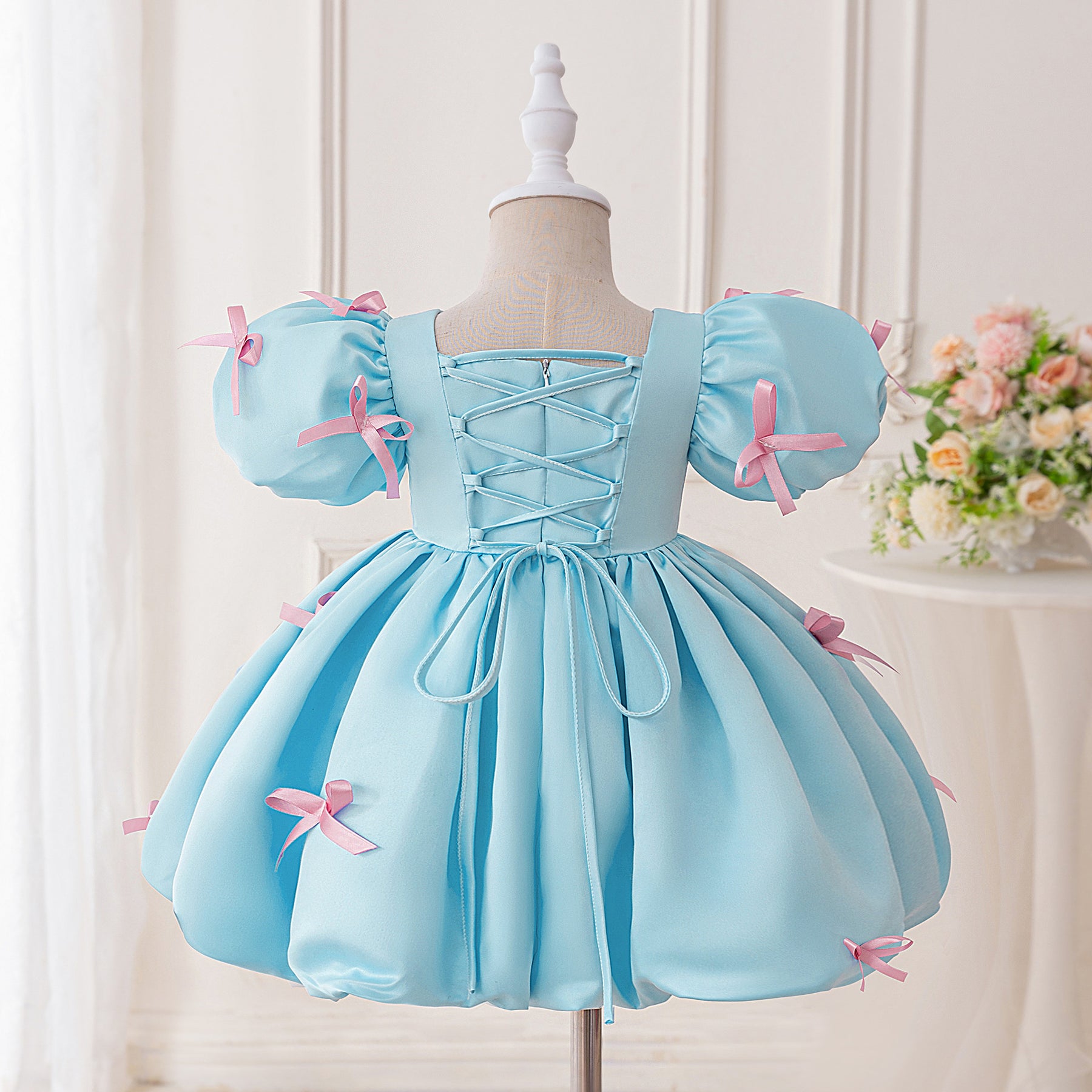 Rochie cu detalii Hanira Albastru