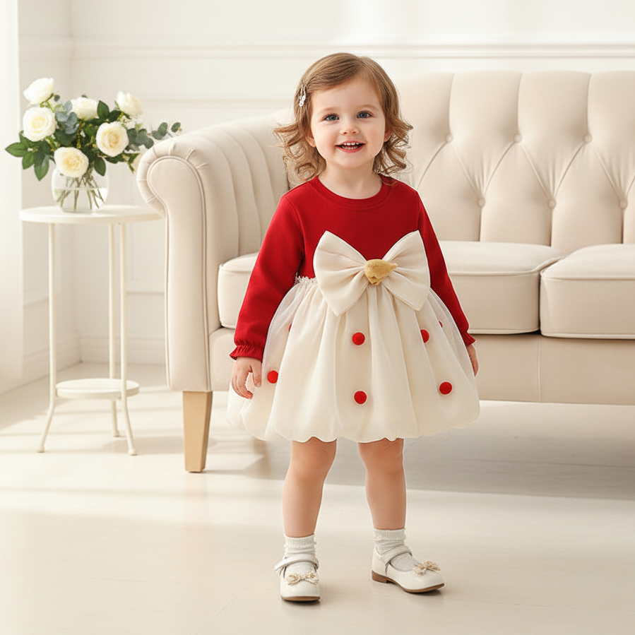 Rochie cu detalii Arnea Rosu