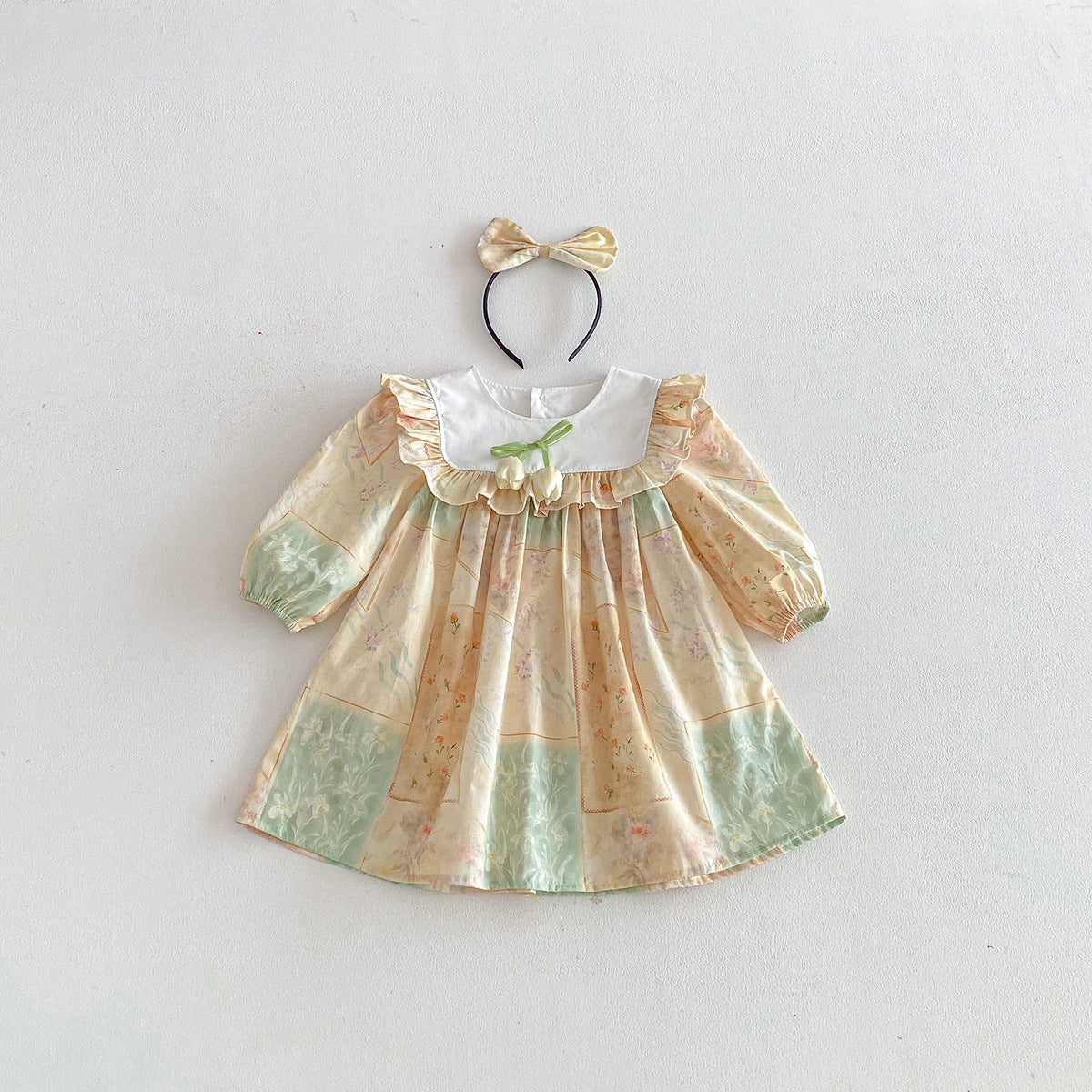 Rochie cu cordeluta Hanel Crem