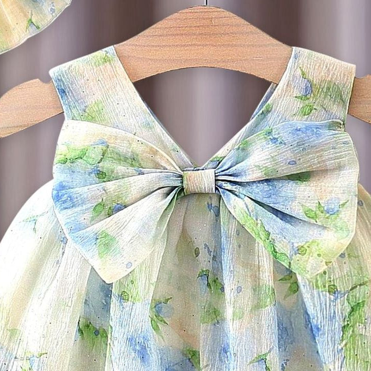 Rochie cu palarie Elvani Verde