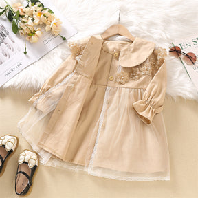 Rochie cu detalii Andira Crem