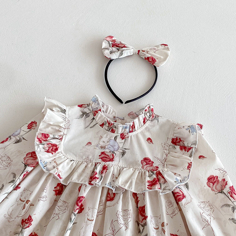 Rochie cu cordeluta Karyn Crem