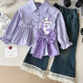 Set din doua piese Luxa Mov