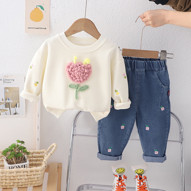 Set din doua piese Racel Crem