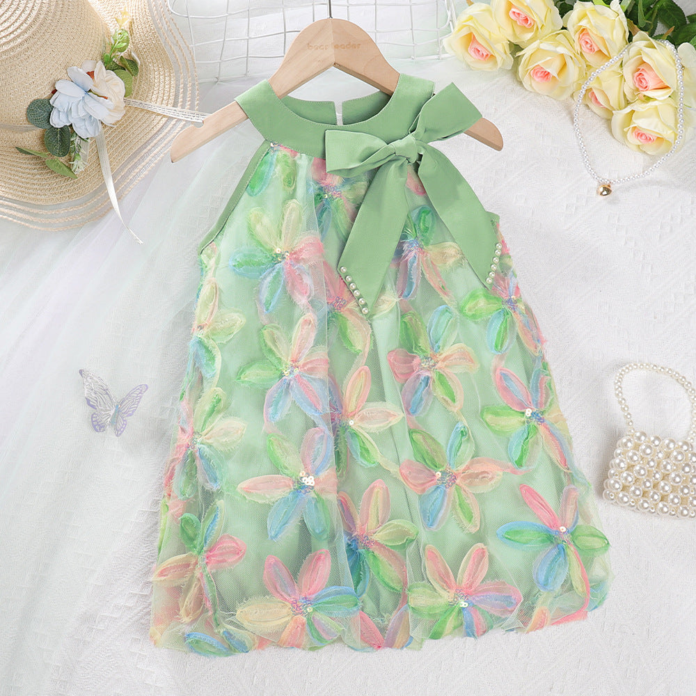 Rochie cu fundita Jone Verde