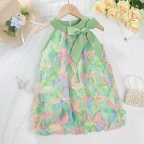 Rochie cu fundita Jone Verde