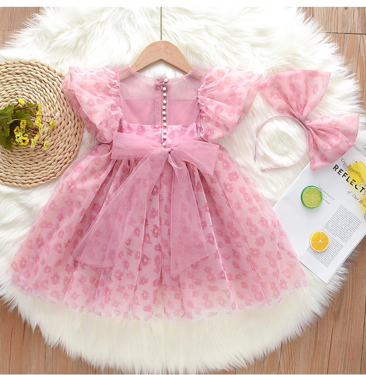 Rochie cu cordeluta Zirena Roz