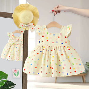 Rochie cu palarie Zorini Crem