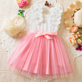 Rochie cu detalii Caelis Roz