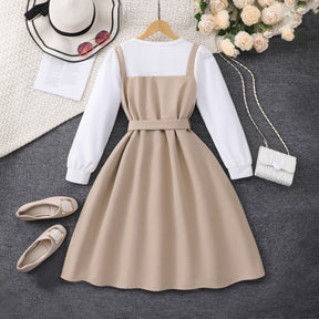 Rochie cu detalii Menyr Crem