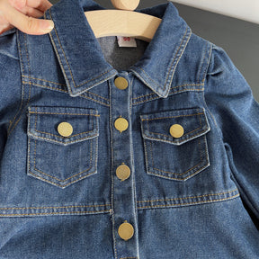 Rochie cu detalii Misamy Albastru