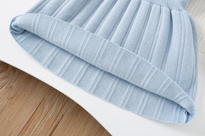 Rochie cu detalii Rasida Albastru