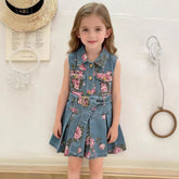 Rochie cu detalii Inary Albastru