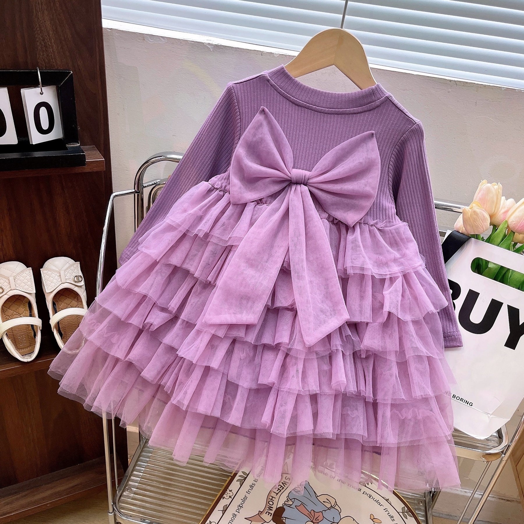 Rochie cu detalii Ramens Mov