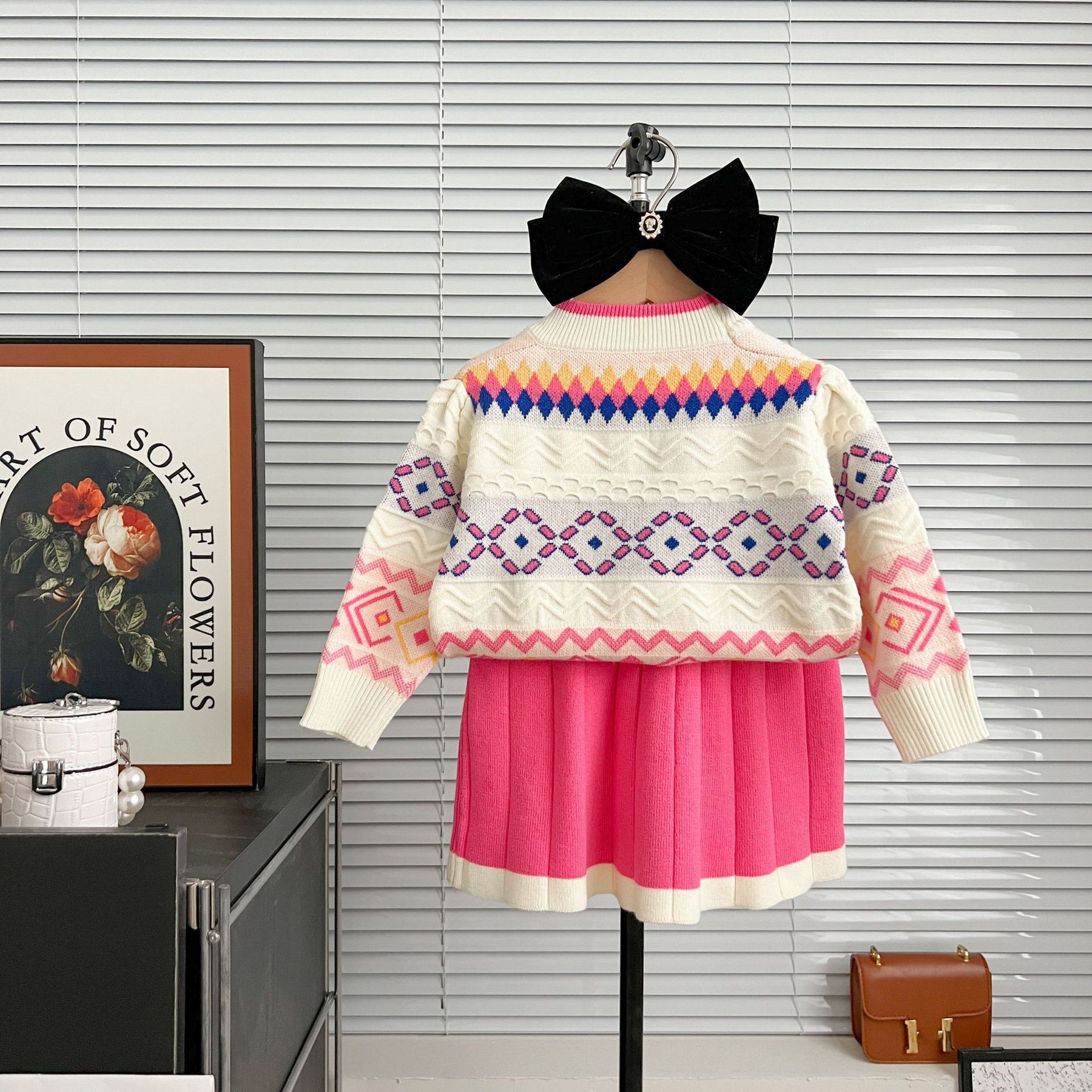 Set din doua piese Yamila Roz Inchis