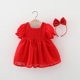 Rochie cu cordeluta Solmia Rosu