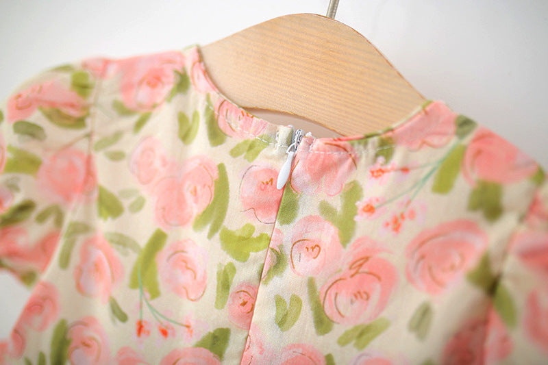Rochie cu detalii Selmira Roz