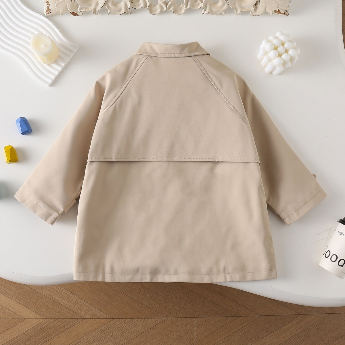 Trench cu detalii Carlona Crem