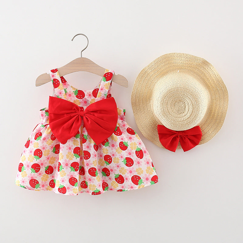 Rochie cu palarie Eviza Rosu