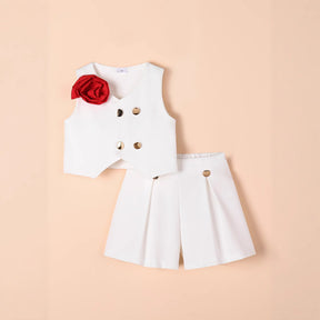 Set din doua piese Sanila Alb