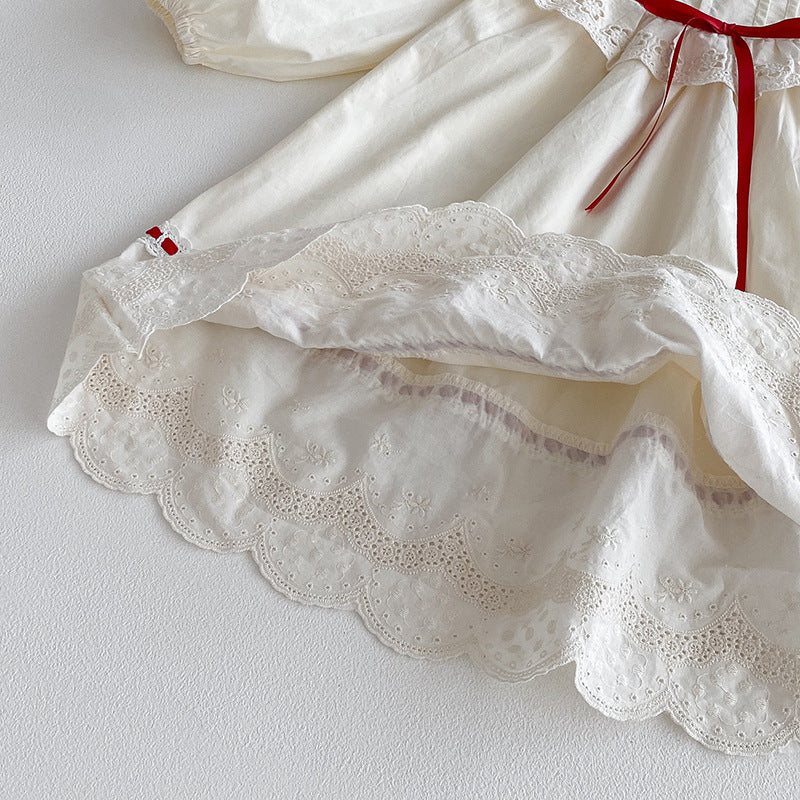Rochie cu detalii Jaqlin Crem