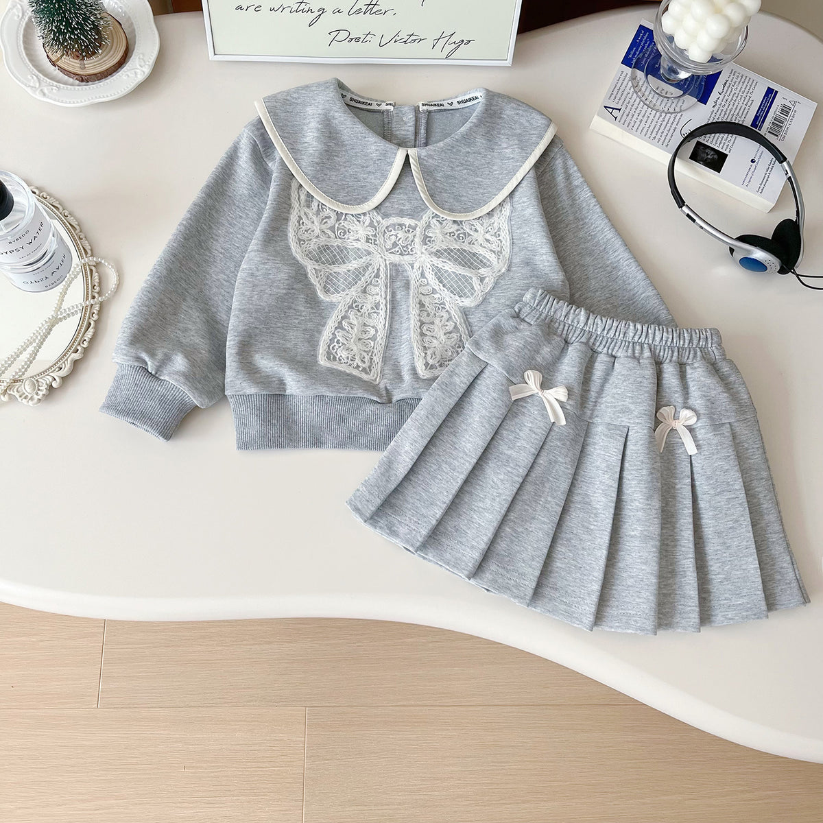 Set din doua piese Ilinca Gri